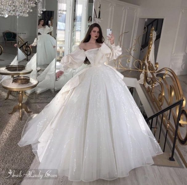 فستان زفاف تركي اسطوري