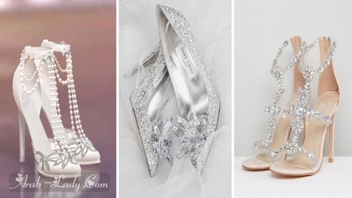 باقة متميزة من أحذية العروس بالكعب العالي للتألق في ليلة العمر