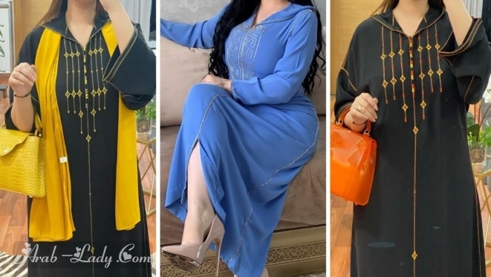 جلابة التطريز البلدي تصاميم جديدة راقية لكل النساء
