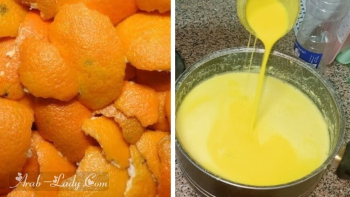 اصنعي الصابون السائل في المنزل بجودة عالية باستعمال قشر البرتقال