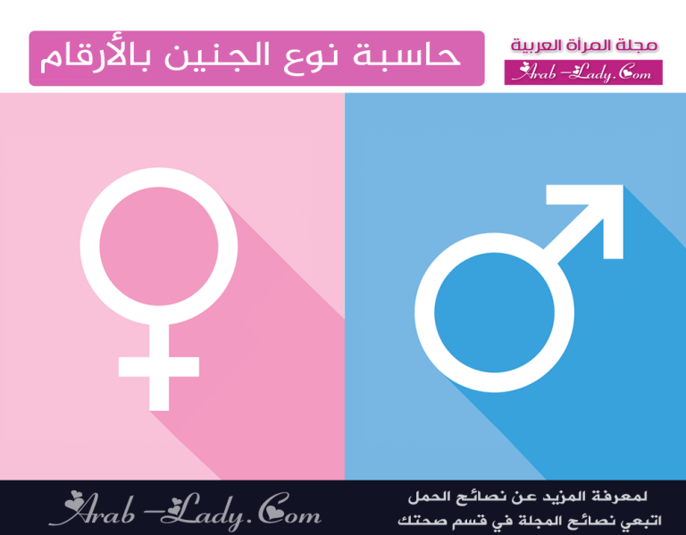 حاسبة نوع الجنين بالأرقام – Gender Calendar